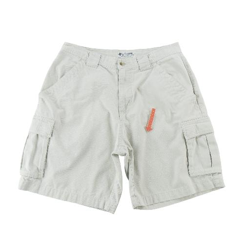 Sportswear - Columbia Short Cargo Y2K Made in USA Twill de coton Homme Taille M Beige #QWE1760 - photo 8
