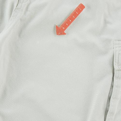 Sportswear - Columbia Short Cargo Y2K Made in USA Twill de coton Homme Taille M Beige #QWE1760 - photo 8