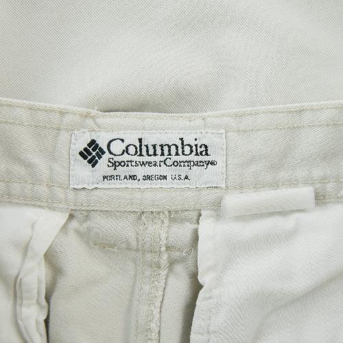 Sportswear - Columbia Short Cargo Y2K Made in USA Twill de coton Homme Taille M Beige #QWE1760 - photo 8