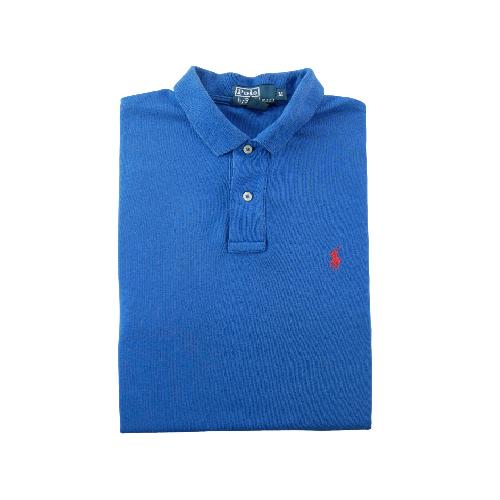 Golf - Polo Ralph Lauren Polo manches courtes Regular Fit Pony brodé rouge Homme Taille M Bleu #QWE1466 - photo 9