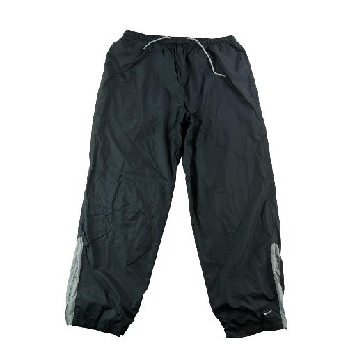 Fitness / Cardio training - Nike Jogging Swoosh brodé Y2K Nylon doublé Vintage Bas zippés Homme Taille 3XL Noir #QWE3642 - photo 7