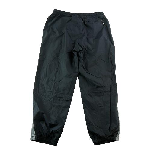 Fitness / Cardio training - Nike Jogging Swoosh brodé Y2K Nylon doublé Vintage Bas zippés Homme Taille 3XL Noir #QWE3642 - photo 7