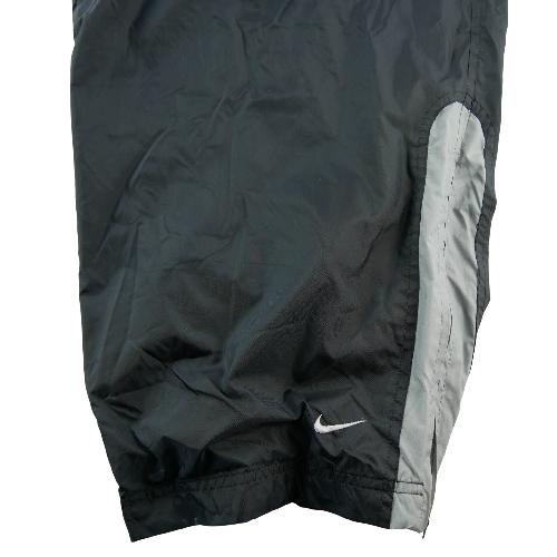 Fitness / Cardio training - Nike Jogging Swoosh brodé Y2K Nylon doublé Vintage Bas zippés Homme Taille 3XL Noir #QWE3642 - photo 7