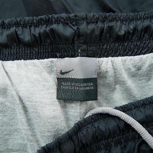 Fitness / Cardio training - Nike Jogging Swoosh brodé Y2K Nylon doublé Vintage Bas zippés Homme Taille 3XL Noir #QWE3642 - photo 7
