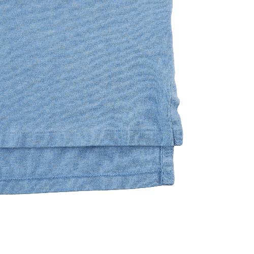 Golf - Polo Ralph Lauren Polo manches courtes Custom Fit Pony rose brodé Homme Taille S Bleu clair #QWE1517 - photo 9