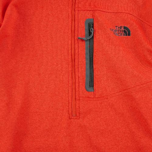 Sportswear - The North Face Pull polaire Canyonlands Half Zip Poche poitrine zippée Homme Taille L Rouge #QWE3686 - photo 9
