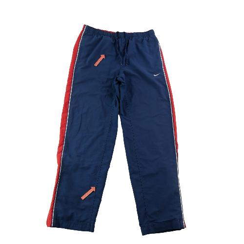 Fitness / Cardio training - Nike Jogging Vintage 90s Windbreaker Track Pants Regular Straight Homme Taille M Marine #QWE1273 - photo 8