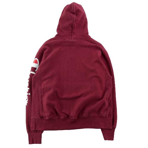 Sportswear - Champion Sweat à capuche Reverse Weave GF68 Logo script brodé Sepia Red VBX Homme Taille L #QWE7818 - photo 7