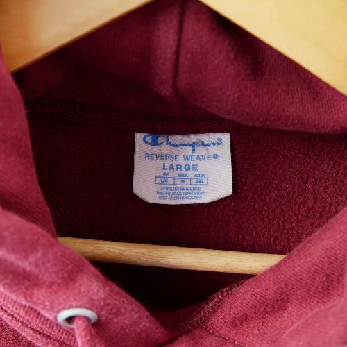 Sportswear - Champion Sweat à capuche Reverse Weave GF68 Logo script brodé Sepia Red VBX Homme Taille L #QWE7818 - photo 7