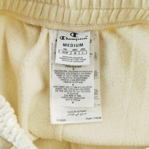 Fitness / Cardio training - Champion Jogging Logo C brodé Coupe tapered Molleton coton polyester Femme Taille M Beige #QWE0411 - photo 6