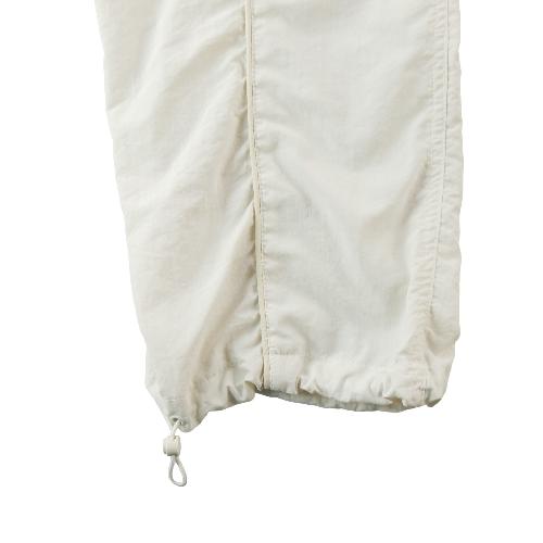 Sportswear - Fila Jogging Cargo doublé Nylon léger Poches zippées Bas ajustables Femme Taille L Beige #QWE1201 - photo 9