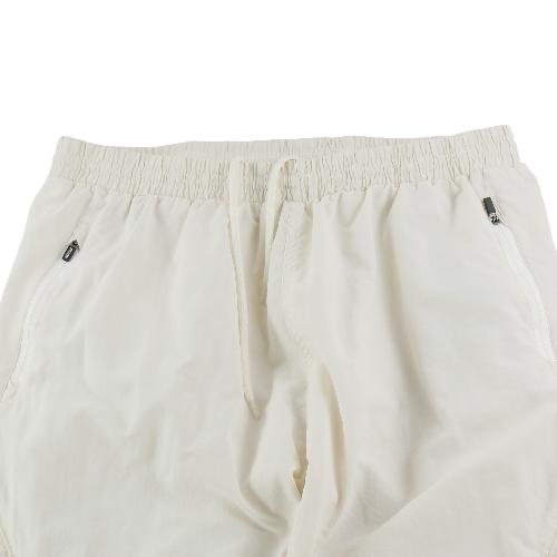 Sportswear - Fila Jogging Cargo doublé Nylon léger Poches zippées Bas ajustables Femme Taille L Beige #QWE1201 - photo 9