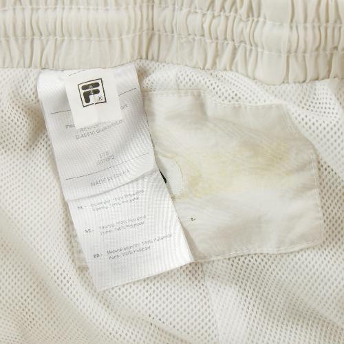 Sportswear - Fila Jogging Cargo doublé Nylon léger Poches zippées Bas ajustables Femme Taille L Beige #QWE1201 - photo 9