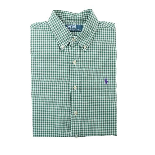 Sportswear - Polo Ralph Lauren Chemise classique Homme Taille L Vert #QWE3187 - photo 9