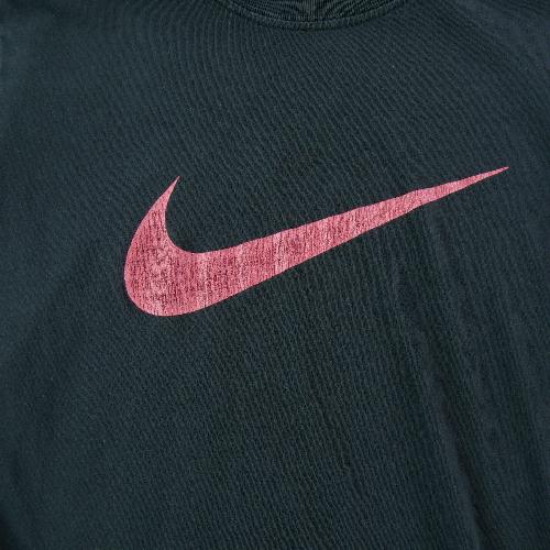 Sportswear - Nike T-shirt manches courtes Swoosh rose Slim Fit 100% coton Femme Taille M Noir #QWE5000 - photo 9