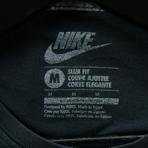 Sportswear - Nike T-shirt manches courtes Swoosh rose Slim Fit 100% coton Femme Taille M Noir #QWE5000 - photo 9