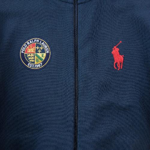 Sportswear - Polo Ralph Lauren Veste Écusson Est. 1967 Veste de survêtement zippée Homme Taille S Marine #QWE3684 - photo 9