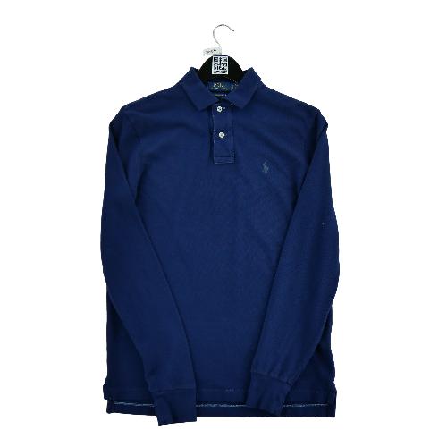 Golf - Polo Ralph Lauren Polo manches longues Classic Fit Pony Mesh Homme Taille XS Marine #QWE3307 - photo 6