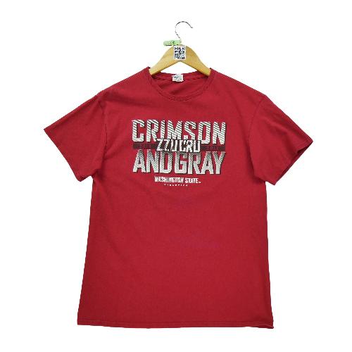 Fitness / Cardio training - NCAA T-shirt manches courtes Crimson Homme Taille M Rouge #QWE0587 - photo 5