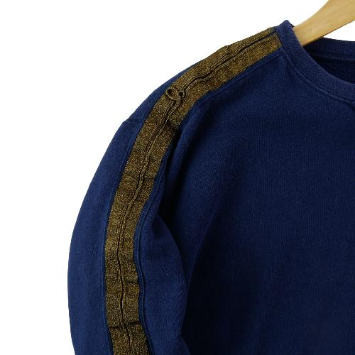 Sportswear - Polo Ralph Lauren Sweat Bandes dorées aux manches Poney brodé ton sur ton Femme Taille S #QWE4289 - photo 9