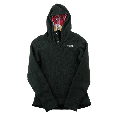 Sportswear - The North Face Sweat à capuche Col pressionné Doublure à carreaux Femme Taille XS Noir #QWE7157 - photo 6