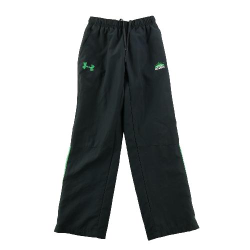 Fitness / Cardio training - Under Armour Jogging Bas zippés Broderie collège Empiècements verts Femme Taille XS Noir #QWE7731 - photo 8