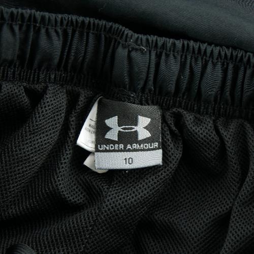 Fitness / Cardio training - Under Armour Jogging Bas zippés Broderie collège Empiècements verts Femme Taille XS Noir #QWE7731 - photo 8