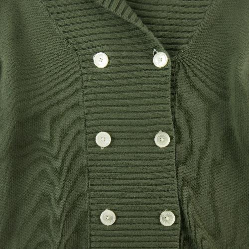 Sportswear - Lauren Ralph Lauren Pull cardigan Femme Taille L Kaki #QWE4167 - photo 6