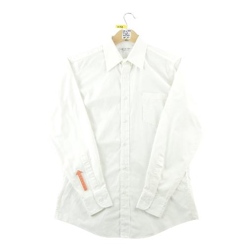 Sportswear - Yves Saint-Laurent Chemise classique Homme Taille M uni Blanc #QWE1682 - photo 9