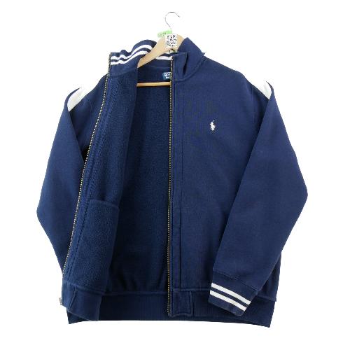 Sportswear - Polo Ralph Lauren Veste Pony brodé blanc Bandes blanches contrastées Homme Taille XL Marine #QWE4434 - photo 9