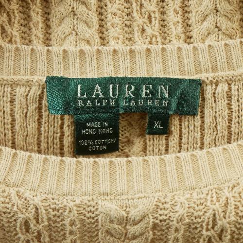 Sportswear - Lauren Ralph Lauren Pull Femme Taille XL Beige #QWE7159 - photo 6