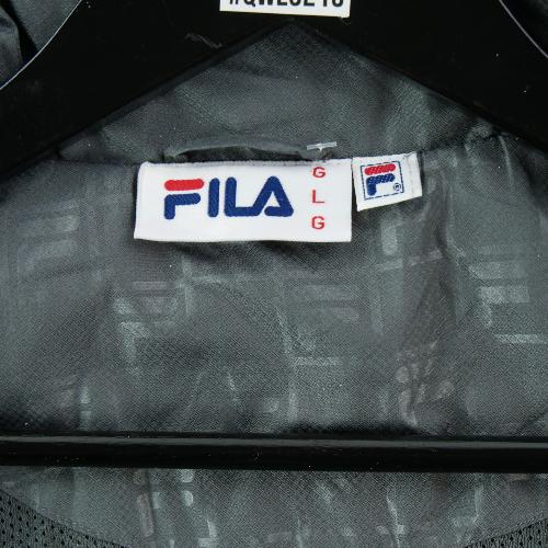 Sportswear - Fila Veste Color block gris et noir Doublure mesh Poignets ajustables Homme Taille L #QWE0210 - photo 8