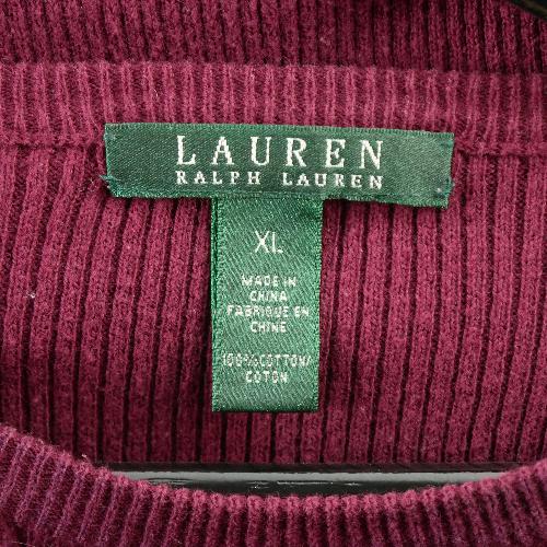 Sportswear - Lauren Ralph Lauren Pull Femme Taille XL Bordeaux #QWE1077 - photo 6