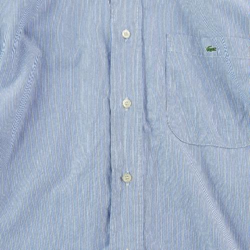 Randonnée / Trek - Lacoste Chemise classique Homme Taille M à rayures Bleu - photo 8