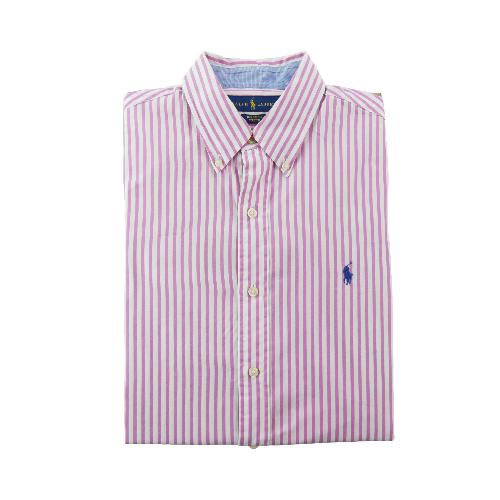 Sportswear - Ralph Lauren Chemise classique Homme Taille M Rose #QWE3633 - photo 9