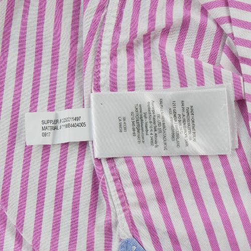 Sportswear - Ralph Lauren Chemise classique Homme Taille M Rose #QWE3633 - photo 9