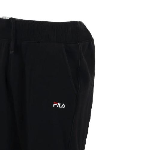 Fitness / Cardio training - Fila Jogging Fleece Jogger Logo brodé Jambe fuselée Molleton coton Bas-côtes Femme Taille L #QWE3910 - photo 9