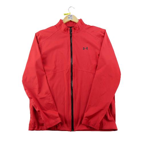 Golf - Under Armour Veste Storm Rain Jacket UA Storm Veste golf imperméable Homme Taille L Rouge #QWE1408 - photo 9