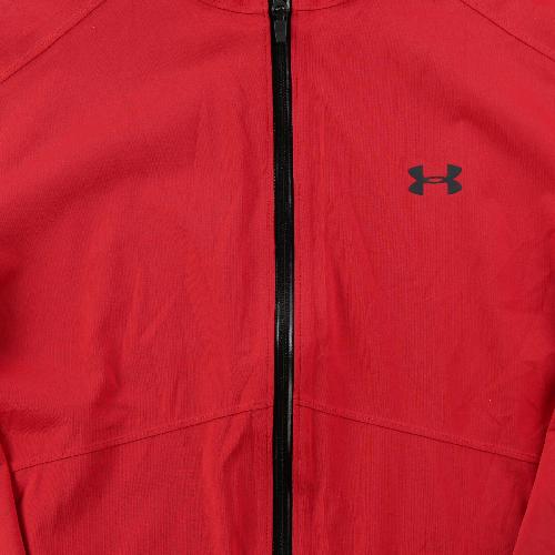 Golf - Under Armour Veste Storm Rain Jacket UA Storm Veste golf imperméable Homme Taille L Rouge #QWE1408 - photo 9