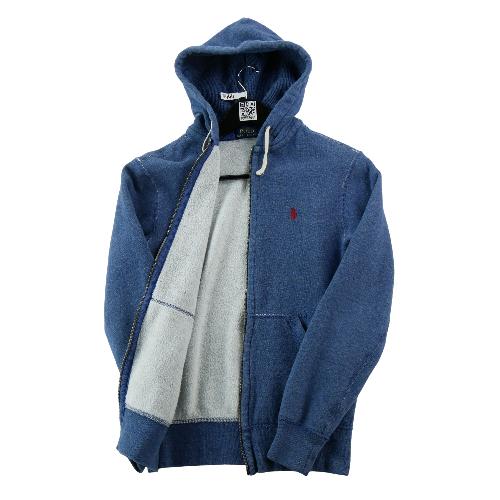 Sportswear - Polo Ralph Lauren Sweat à capuche Full zip Pony Capuche à cordons Femme Taille XS Bleu #QWE3444 - photo 8