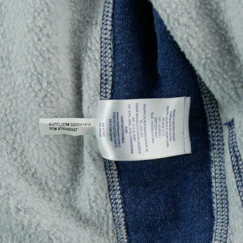 Sportswear - Polo Ralph Lauren Sweat à capuche Full zip Pony Capuche à cordons Femme Taille XS Bleu #QWE3444 - photo 8