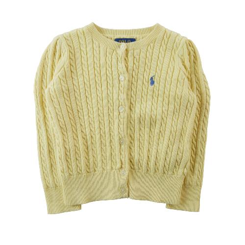 Sportswear - Polo Ralph Lauren Gilets Mini Cable Knit Cotton Cardigan Maille torsadée Fille Taille 3 ans #QWE3062 - photo 9