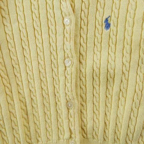 Sportswear - Polo Ralph Lauren Gilets Mini Cable Knit Cotton Cardigan Maille torsadée Fille Taille 3 ans #QWE3062 - photo 9