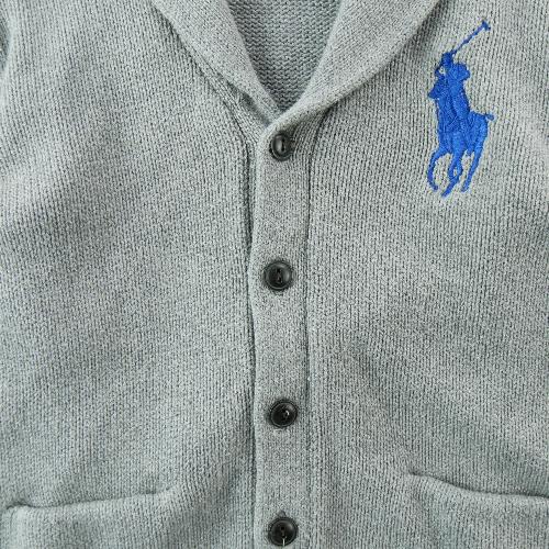 Sportswear - Polo Ralph Lauren Gilets Cardigan col châle Big Pony Chiffre 3 brodé Garçon Taille 7 ans #QWE3901 - photo 9