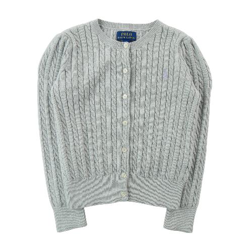 Sportswear - Polo Ralph Lauren Gilets Cardigan torsadé Pony brodé Maille 100% coton Fille Taille 6 ans #QWE7817 - photo 9