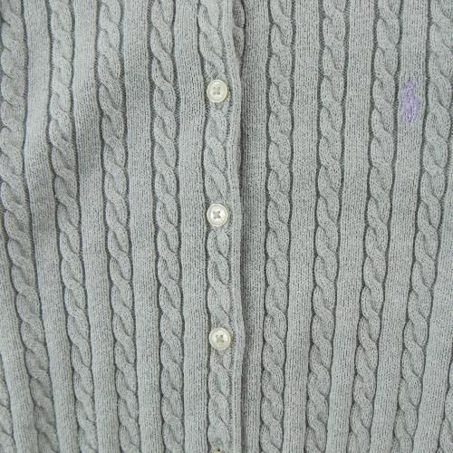Sportswear - Polo Ralph Lauren Gilets Cardigan torsadé Pony brodé Maille 100% coton Fille Taille 6 ans #QWE7817 - photo 9