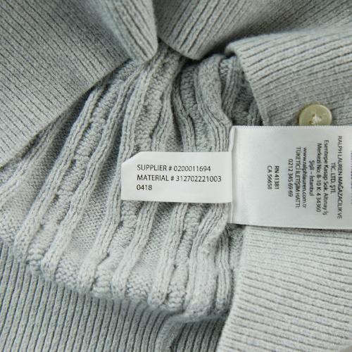 Sportswear - Polo Ralph Lauren Gilets Cardigan torsadé Pony brodé Maille 100% coton Fille Taille 6 ans #QWE7817 - photo 9