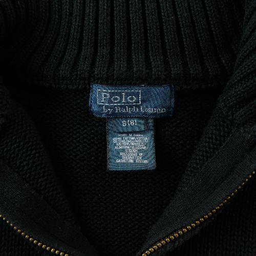Sportswear - Polo Ralph Lauren Pull 1/4 zip Pony rouge brodé Col montant côtelé Garçon Taille 8 ans Noir #QWE7757 - photo 8