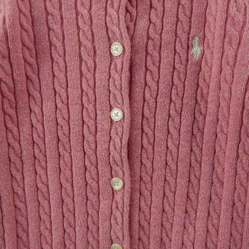 Sportswear - Polo Ralph Lauren Gilets Mini-Cable Cotton Cardigan Maille torsadée Fille Taille 2 ans Rose #QWE0329 - photo 9