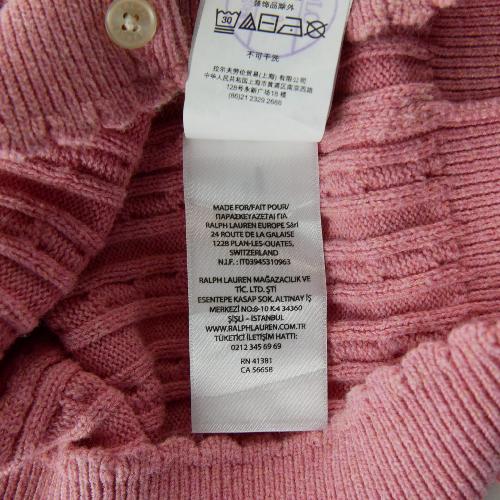 Sportswear - Polo Ralph Lauren Gilets Mini-Cable Cotton Cardigan Maille torsadée Fille Taille 2 ans Rose #QWE0329 - photo 9